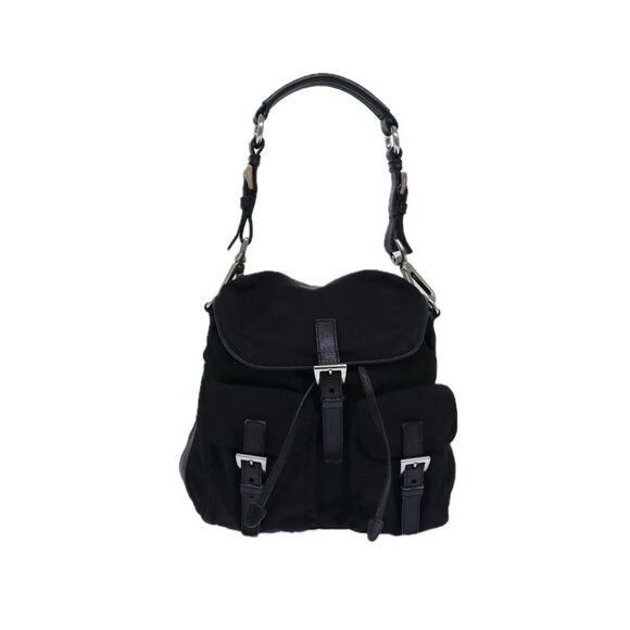 Pre Loved Prada Tessuto Women Black Backpacks - Picture 2 of 8